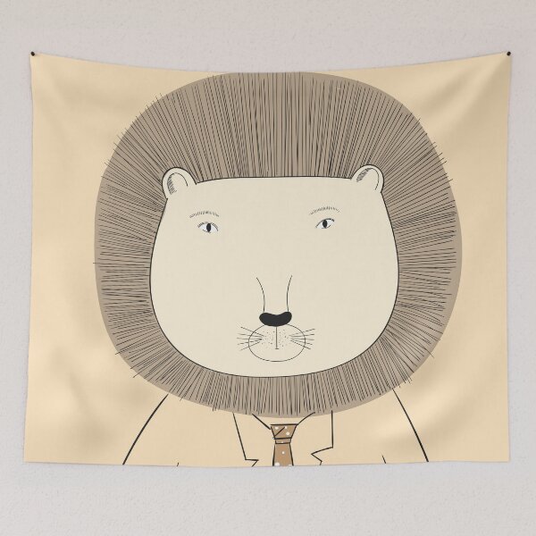 Item preview, Fluffy office lion designed and sold by BorneowithLove.