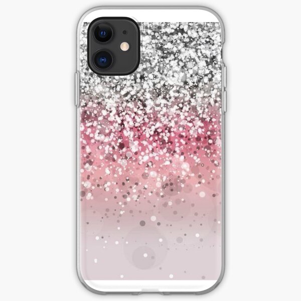 Pink Glitter Gradient iPhone Soft Case