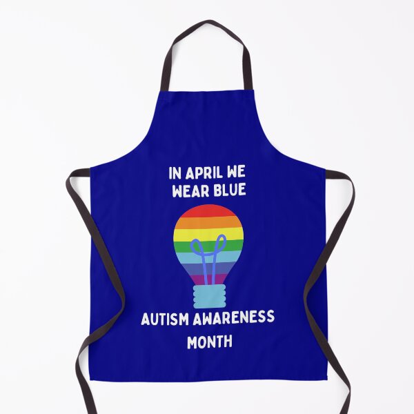 Item preview, In April We Wear Blue Autism Awareness month designed and sold by liftdesign.