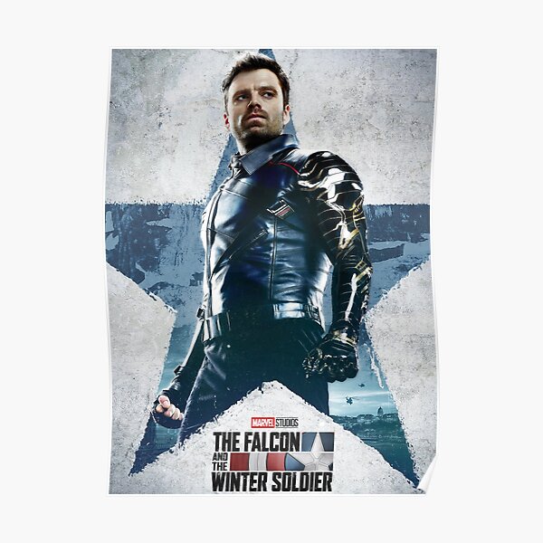 Le faucon et le soldat de l'hiver Poster Poster