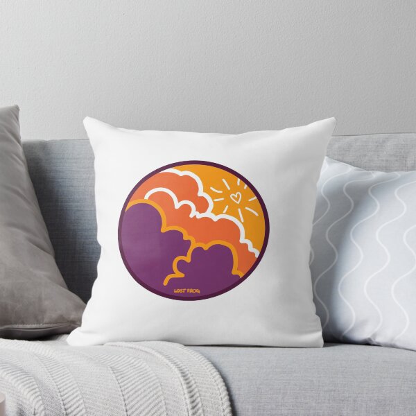 Item preview, Colorful Sunset with Heart Sun designed and sold by lostfrog.