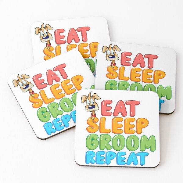 Item preview, Dog Grooming Eat Sleep Groom Repeat designed and sold by Topstation.