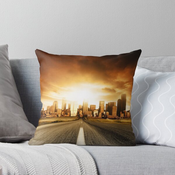 Item preview, Blurred Road Heading Into The City designed and sold by TravelDrone.