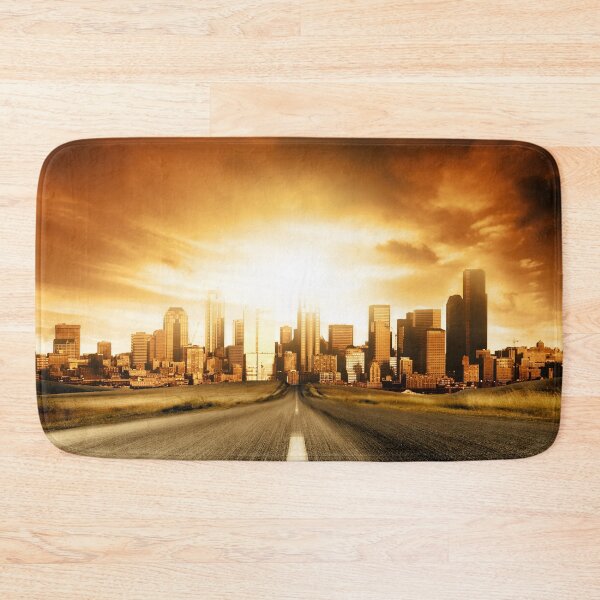 Item preview, Blurred Road Heading Into The City designed and sold by TravelDrone.