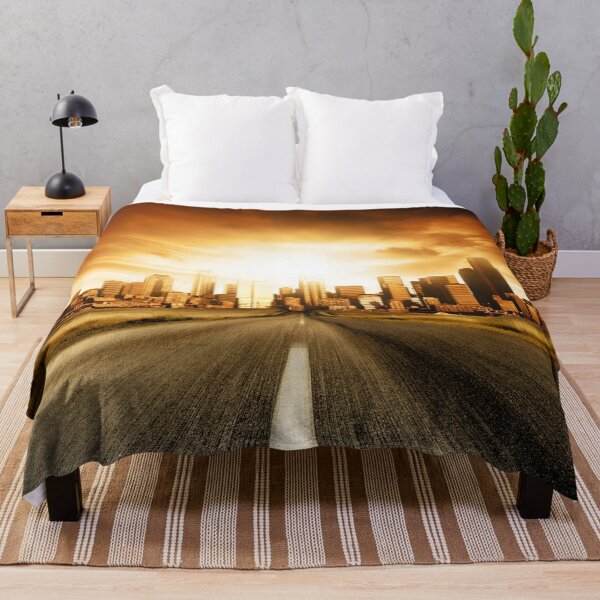 Item preview, Blurred Road Heading Into The City designed and sold by TravelDrone.