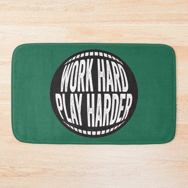 Item preview, WORK HARD PLAY HARDER designed and sold by WolfSpiritCo.