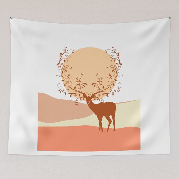Item preview, Deer art designed and sold by ArtInRhythm.