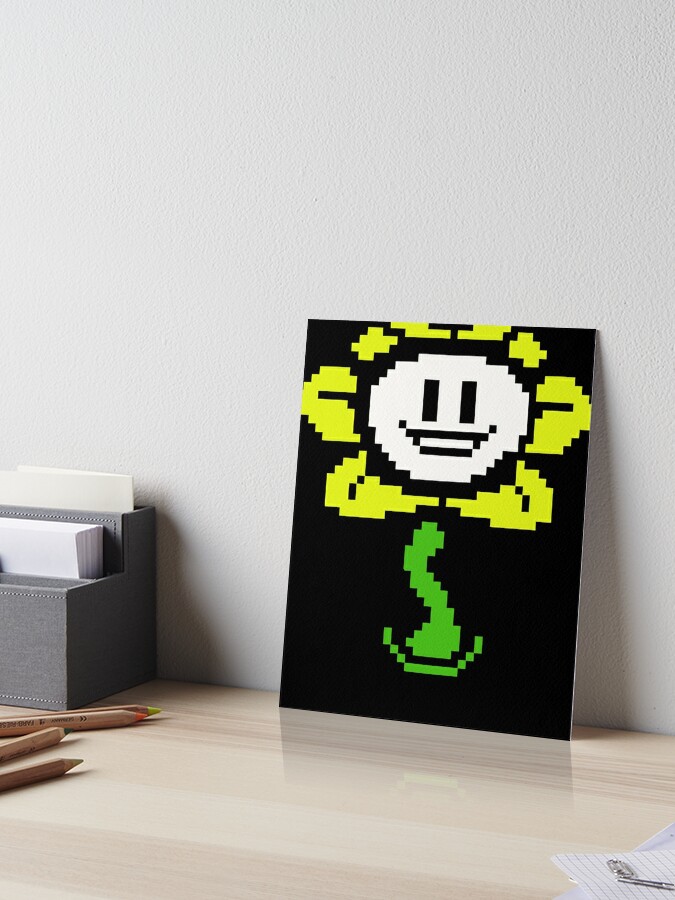 Flowey-Undertale-Sprite-Flower-Undertale-T-Shirt Pin for Sale by