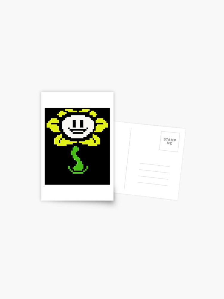 Flowey-Undertale-Sprite-Flower-Undertale-T-Shirt | Postcard