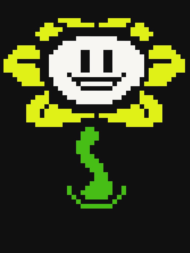 Flowey Undertale Sprite Flower Undertale Male Medium Royal Blue Best Women  T-Shirt