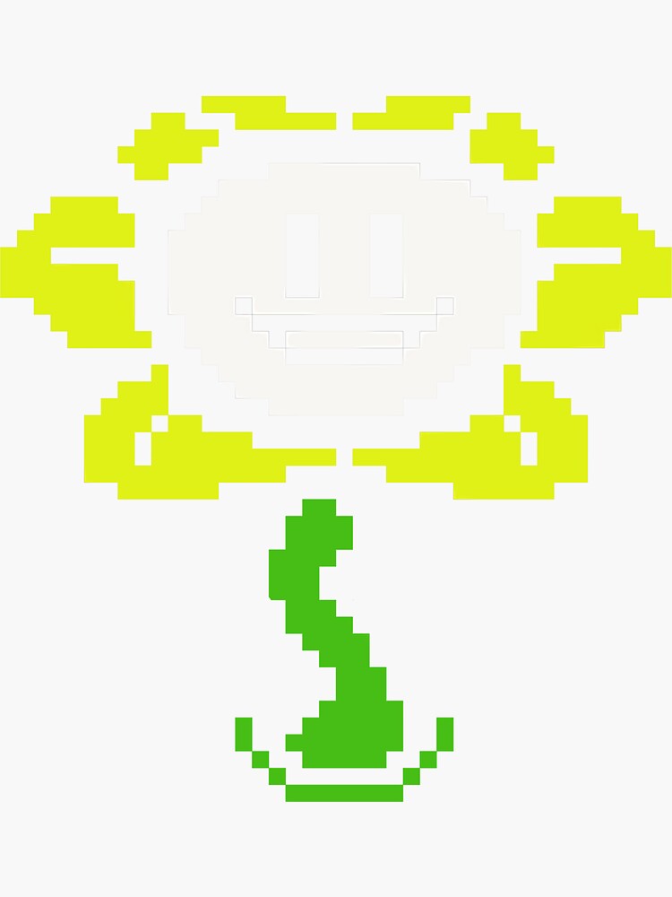 Free: Undertale Flowey Sprite Pixel art - sprite 