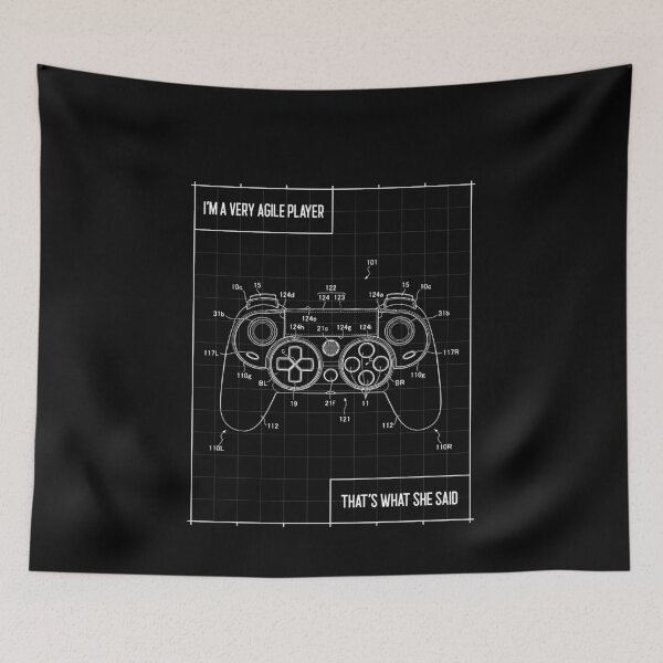 Item preview, gamer joystick thats what she said designed and sold by ashburylee.