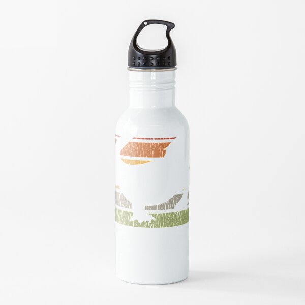 Bearded Dragon Retro Pet Lizard Lover Reptile Gift Water Bottle