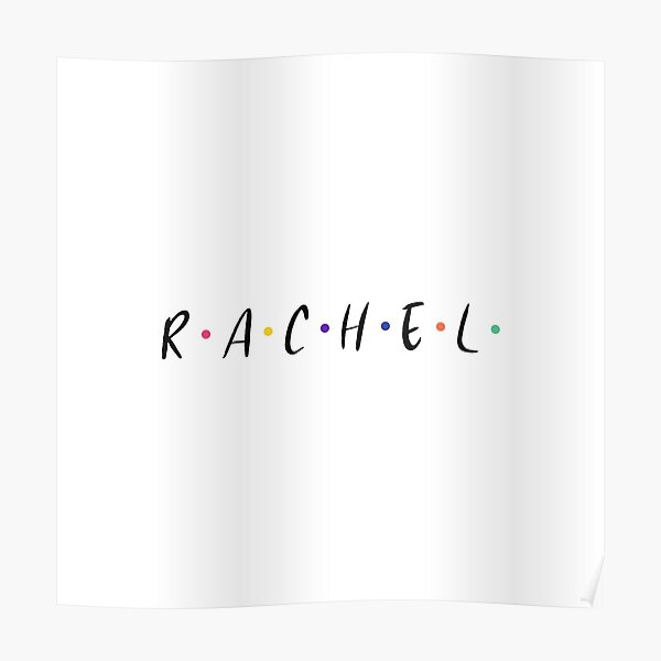 Happy Birthday Rachel Posters Redbubble