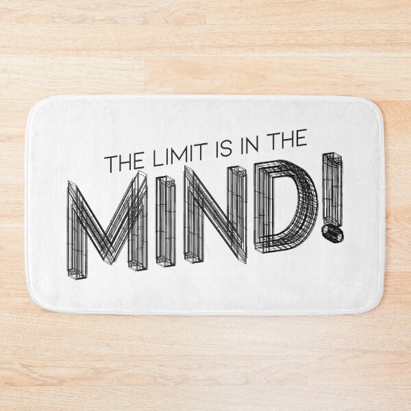 Item preview, The Limit Is in The Mind 3D Wireframe designed and sold by WolfSpiritCo.