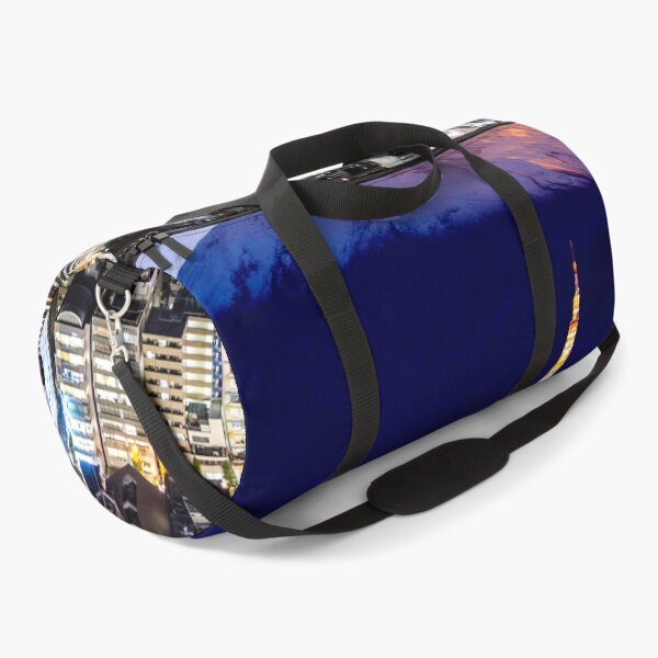 Item preview, Mount Fuji and tokyo city in twilight designed and sold by TravelDrone.