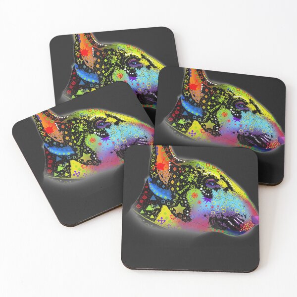 Item preview, Funny Bull Terriers Face Pop Art Painting designed and sold by RachaelAndrew.