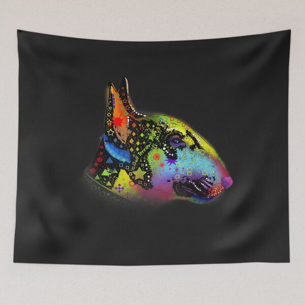 Item preview, Funny Bull Terriers Face Pop Art Painting designed and sold by RachaelAndrew.