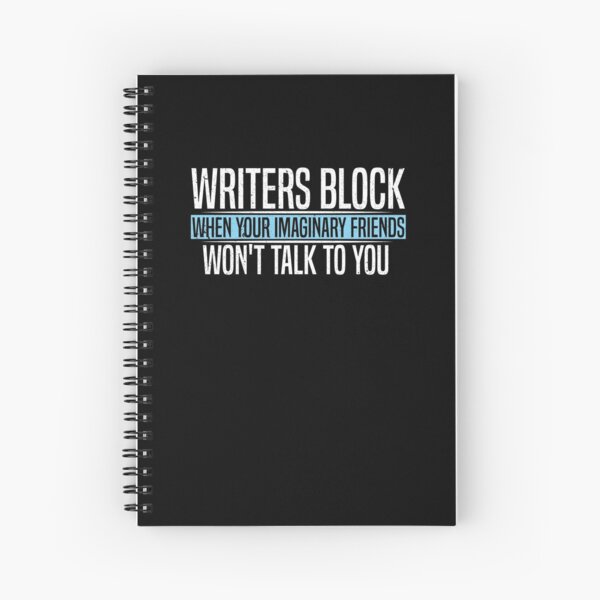 Item preview, Writers Block When Imaginary Friends Won't Talk designed and sold by Sinful Charm.