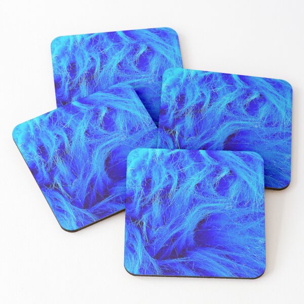 Item preview, BRIGHT BLUE FAUX FUR designed and sold by Swooncake Press.