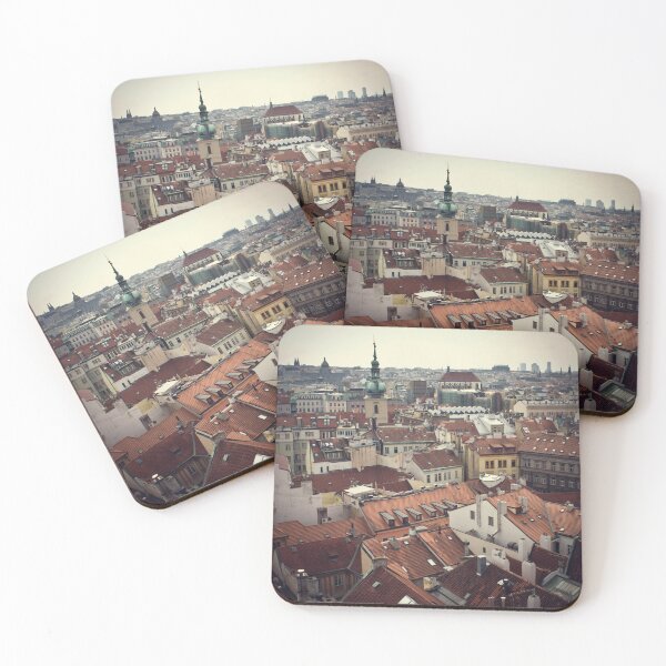 Item preview, City roofs, town nature view designed and sold by TravelDrone.