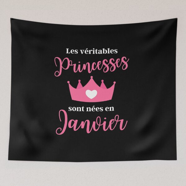 Item preview, Real princesses are born in January designed and sold by TeeJfm.