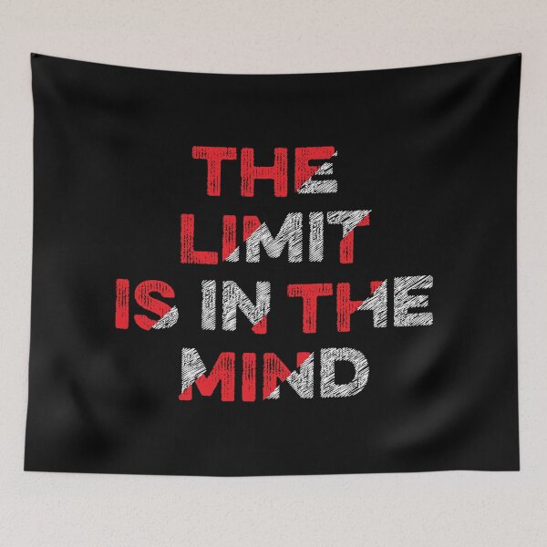Item preview, The Limit Is in The Mind designed and sold by WolfSpiritCo.