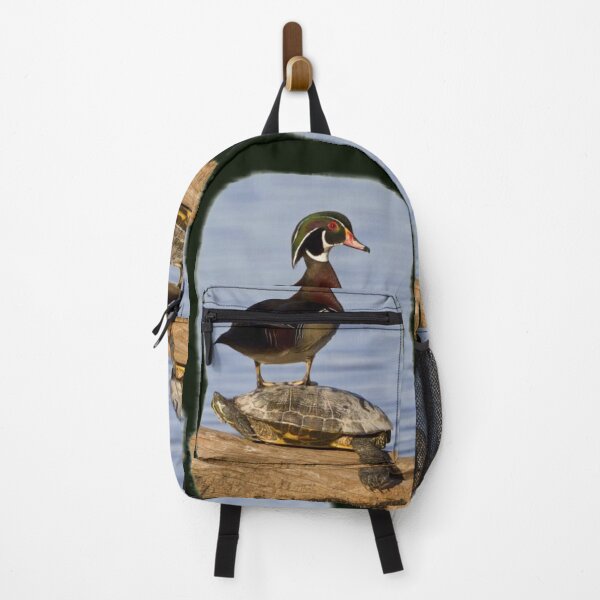 Item preview, DUCK STANDING ON TURTLE designed and sold by THE AMERICAN TEEVANGELIST.