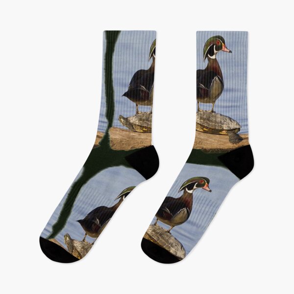 Item preview, DUCK STANDING ON TURTLE designed and sold by THE AMERICAN TEEVANGELIST.