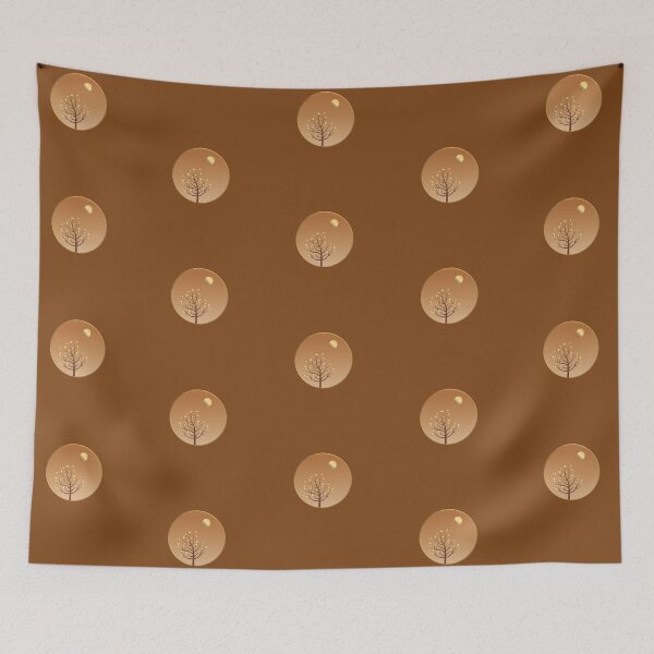 Item preview, Natural Window: Orange Hemisphere, Gold, Nature, Pretty, Gradient, Tree designed and sold by silentndesigns.