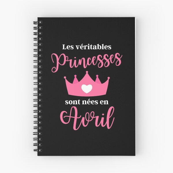 Item preview, Real princesses are born in April designed and sold by TeeJfm.