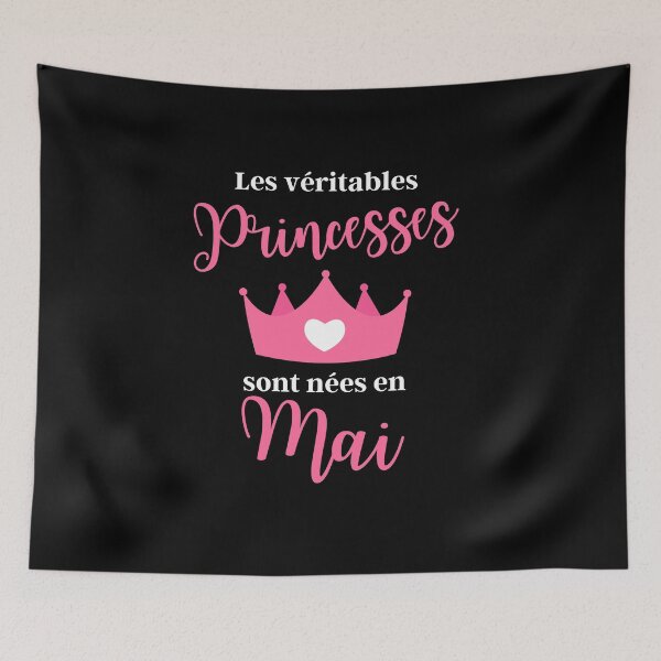 Item preview, Real princesses are born in May designed and sold by TeeJfm.