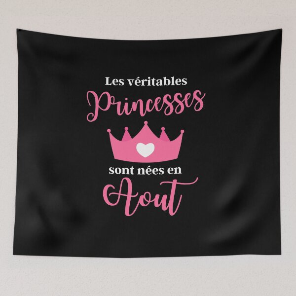 Item preview, Real princesses are born in August designed and sold by TeeJfm.