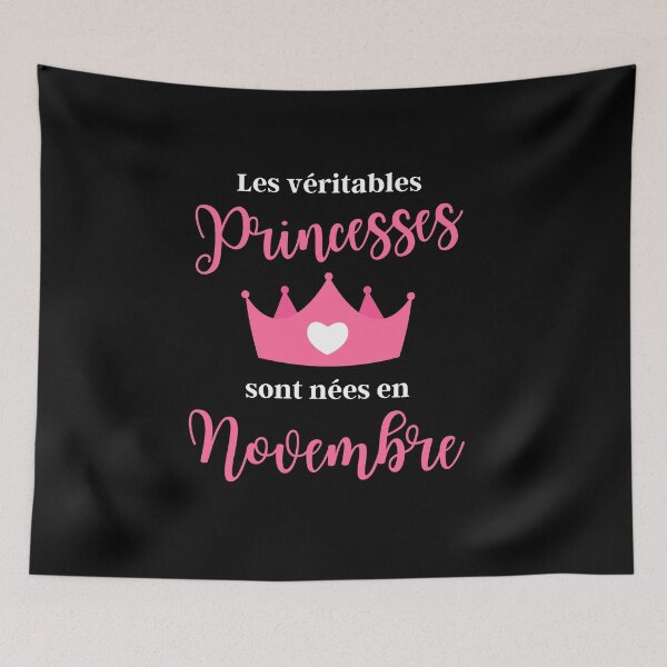 Item preview, Real princesses are born in November designed and sold by TeeJfm.