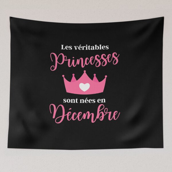 Item preview, Real princesses are born in December designed and sold by TeeJfm.