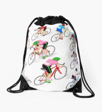 Cyclists Giro Italia Drawstring Bag
