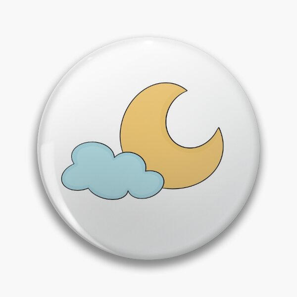 Item preview, Cloud & Moon designed and sold by KewtDesigns.