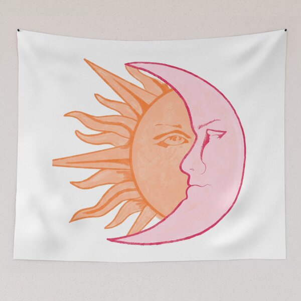 Item preview, Dreamy Pastel Sun & Moon designed and sold by fancysarah.