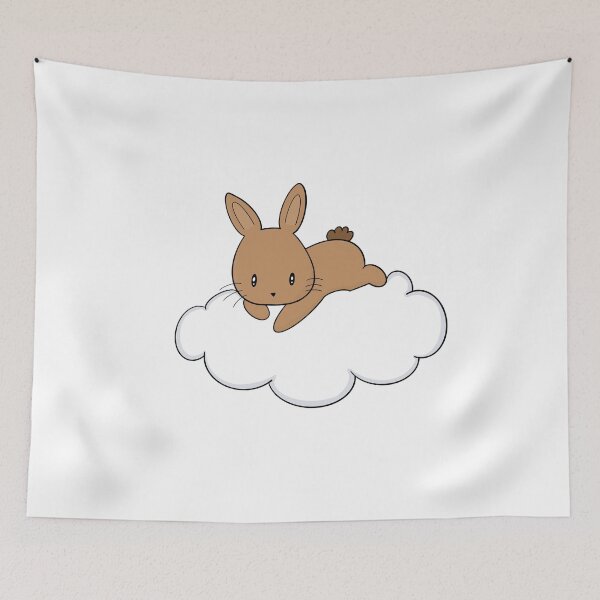 Item preview, Bunny on a Cloud designed and sold by KewtDesigns.