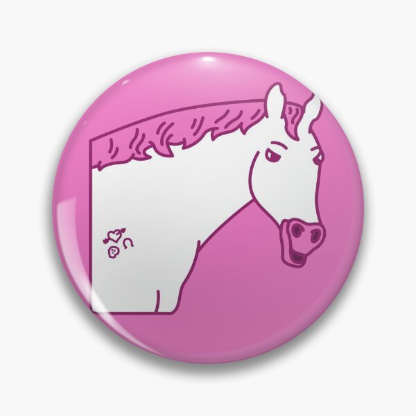 Item preview, Pink Evil Horse designed and sold by hadicazvysavaca.