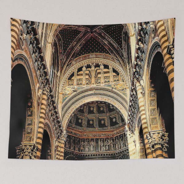 Item preview, Italian Cathedral- Duomo di Siena designed and sold by Retrospun.