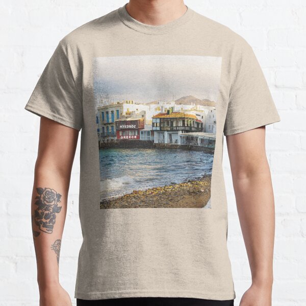 Mykonos Greece Vintage Souvenir Shirt - TeeUni