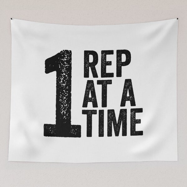 Item preview, 1 Rep At A Time designed and sold by WolfSpiritCo.