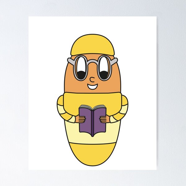 Item preview, Bookworm Egg designed and sold by M-P-Mueller.