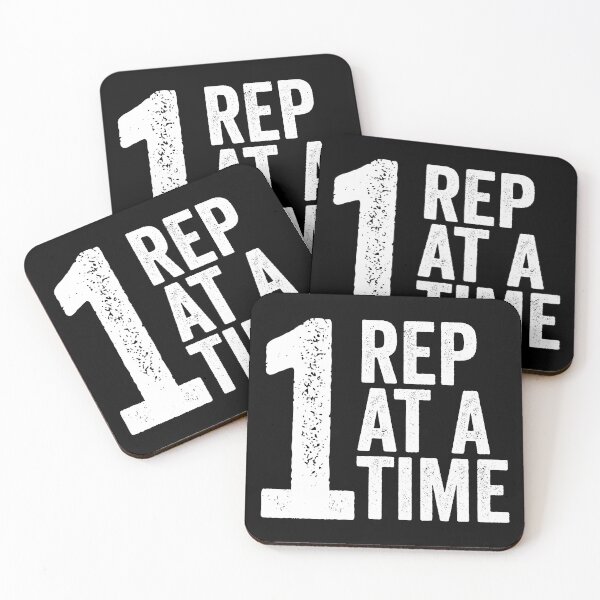 Item preview, 1 Rep At A Time (Black Edition) designed and sold by WolfSpiritCo.