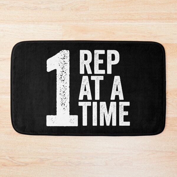 Item preview, 1 Rep At A Time (Black Edition) designed and sold by WolfSpiritCo.