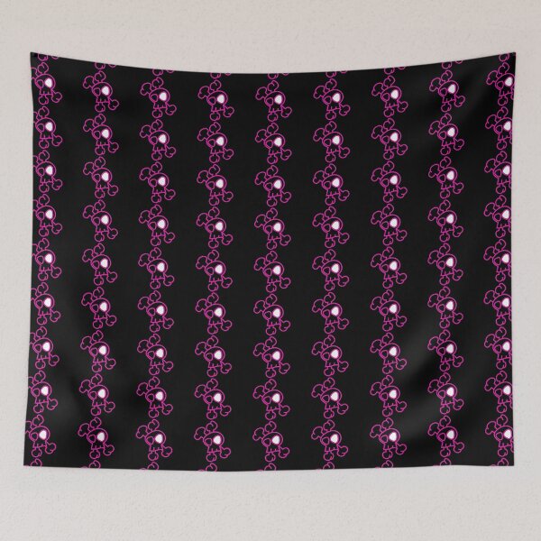 Item preview, PINK DRAWING SKULL WITH THIN BLACK EDGE 7 designed and sold by diego75bcn.