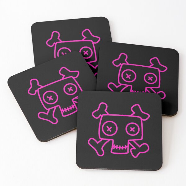 Item preview, PINK DRAWING SKULL WITH THIN BLACK EDGE 9 designed and sold by diego75bcn.