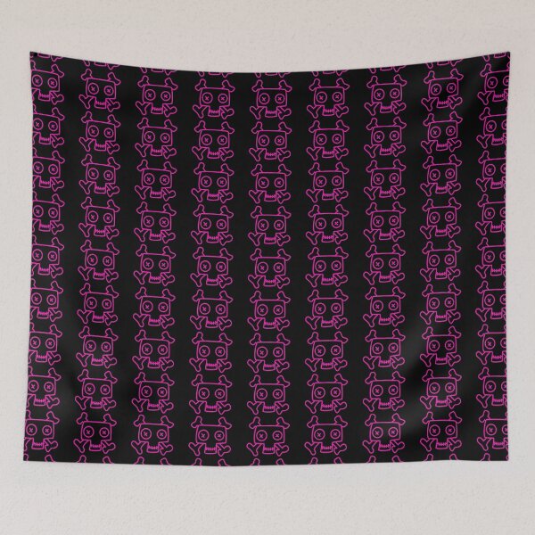 Item preview, PINK DRAWING SKULL WITH THIN BLACK EDGE 9 designed and sold by diego75bcn.