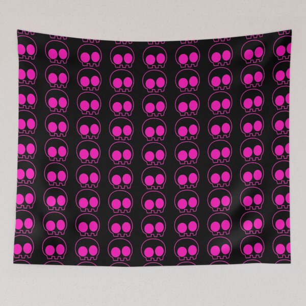 Item preview, PINK DRAWING SKULL WITH THIN BLACK EDGE 10 designed and sold by diego75bcn.